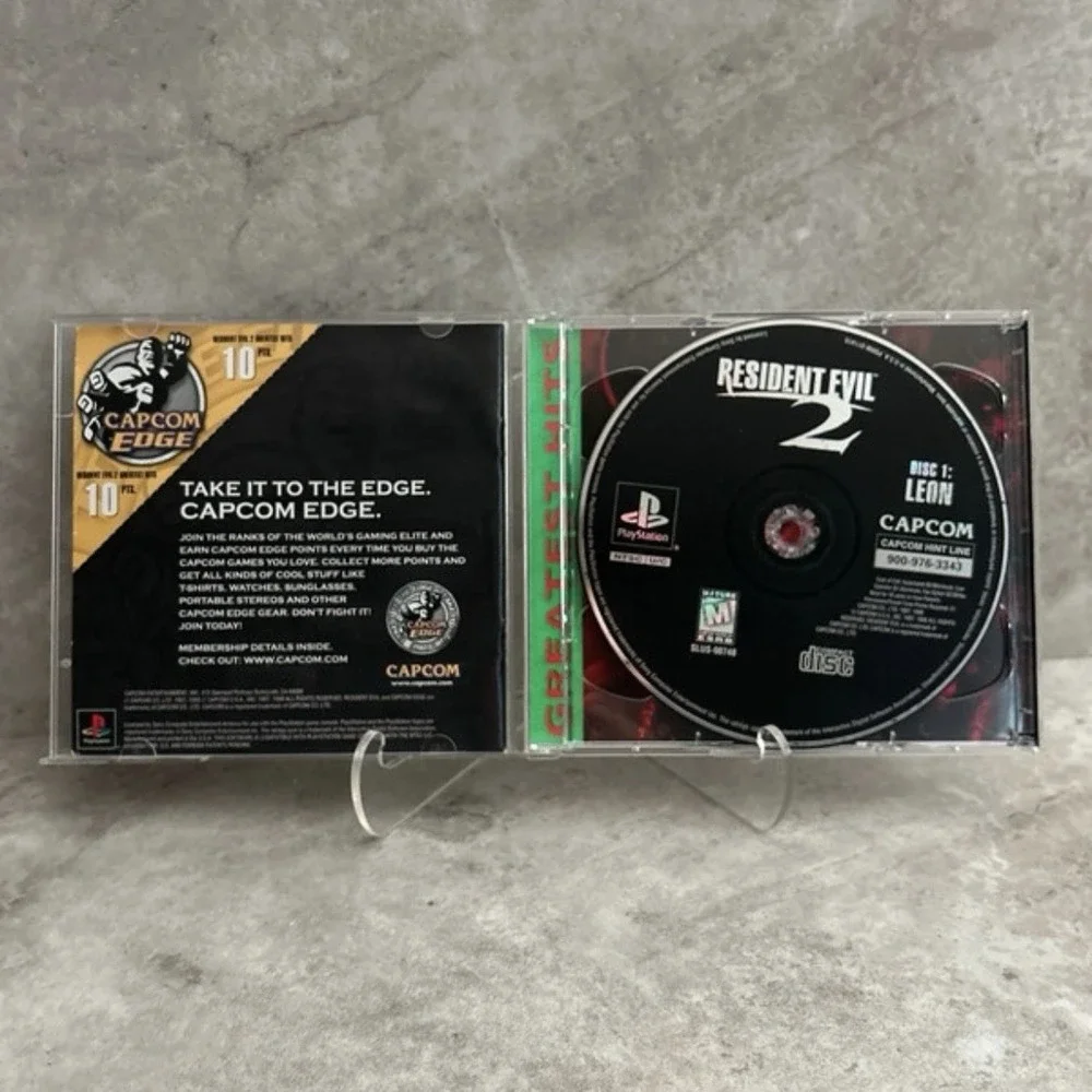 PS1 Resident Evil 2 Greatest Hits PlayStation CIB W/ REGISTRATION CARD
